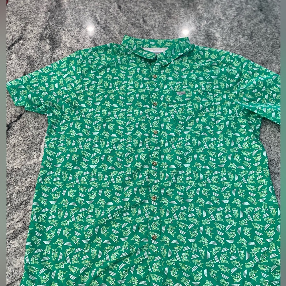 Columbia | Men’s XL | PFG | Super Slack Tide |Camp Shirt | Short Sleeve